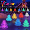 JellyGlow Solar fontijn glanzende kleurvolle boom decoraties www.middo.nl