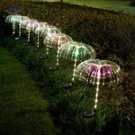 JellyGlow Solar fontijn met lichteffecten en gekleurde lampen www.middo.nl