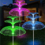 JellyGlow Solar fontijn multi gemengde kleur verlichting decoratie www.middo.nl