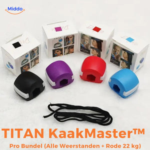 KaakMaster™ Pro Kaaktrainer – #1 Keuze voor een Strakke, Mannelijke Kaaklijn