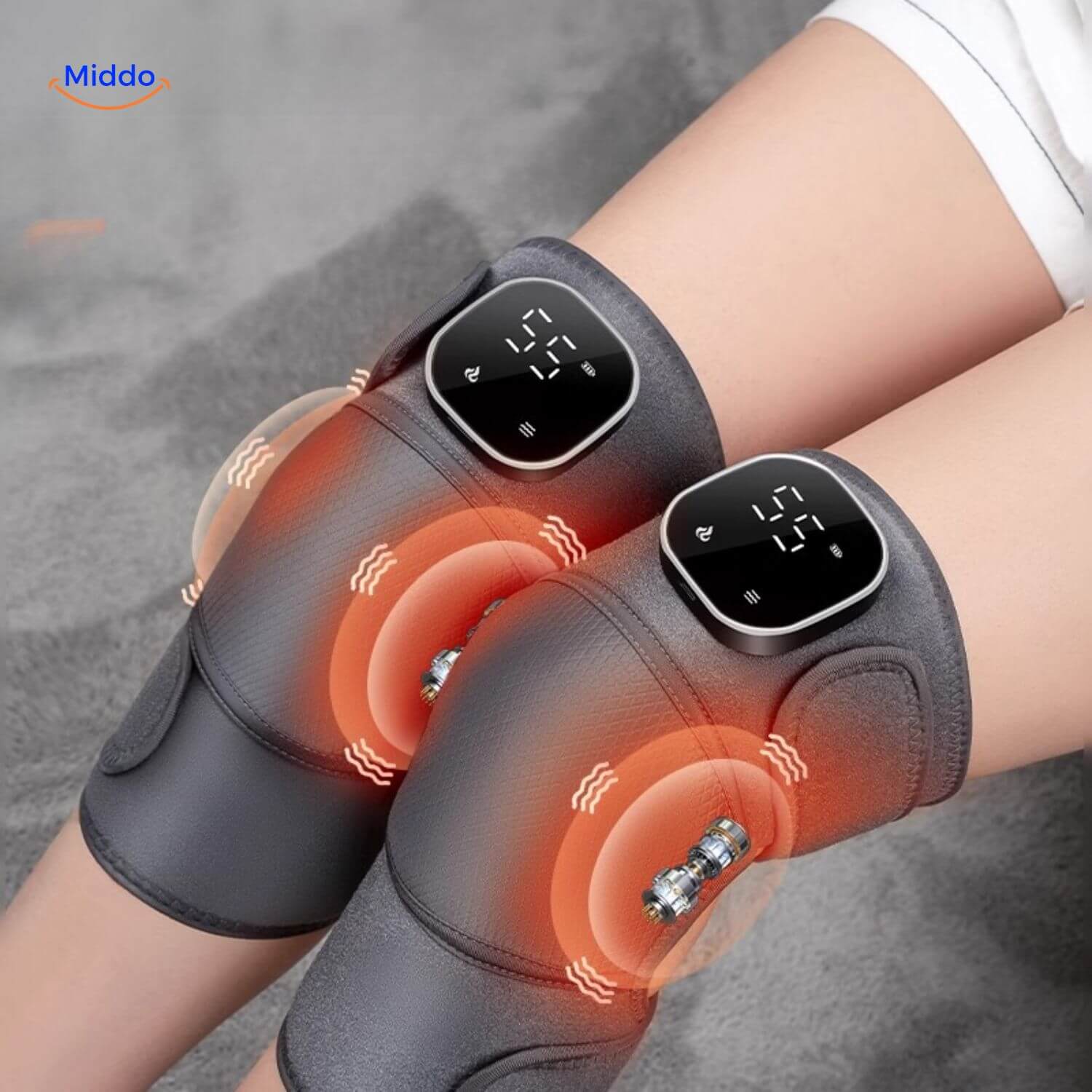 KneeRelief Pro warmte therapie pad knie www.middo.nl