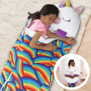 Knuffelslaapzak™ | Perfecte Slaapbuddy voor Kinderen & Sleepovers