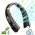 Compacte, draagbare nekfan 2.0 PRO in Zwart, perfect voor dagelijks gebruik.