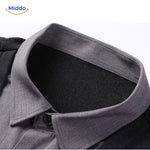 LayerFlex Knit draagcomfort slim gesneden overhemd voor heren