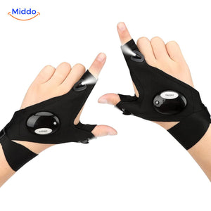LightGrip™ Handschoenen | LED Verlichting voor Nachtlopen, Fietsen en vissen!