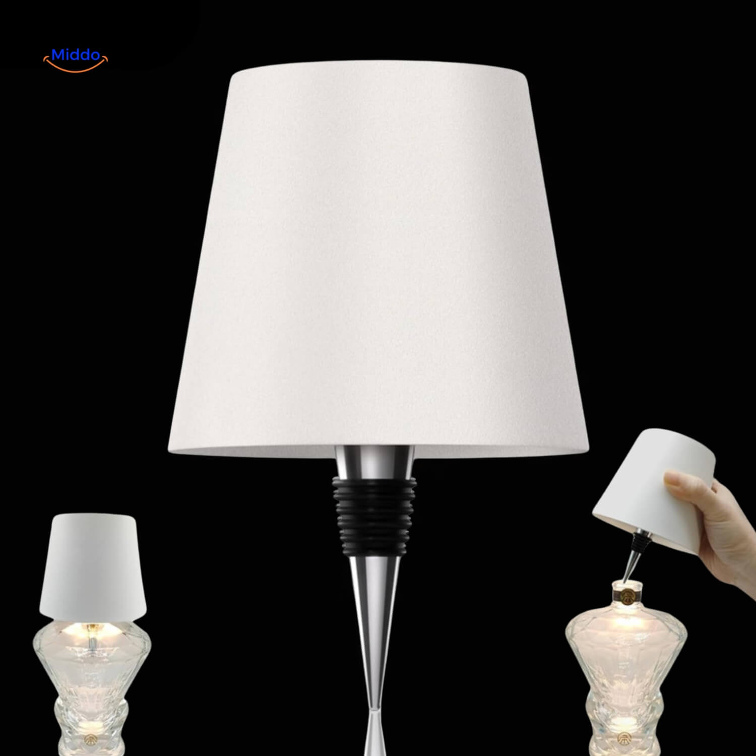 LumaVino™ Wijnlamp – Maak van Elke Fles een Betoverende Lichtbron!