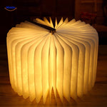 LumiFold Bureau Lamp vierkant model met goudachtige gloed www.middo.nl