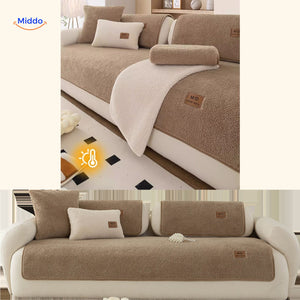 LuxeLamb Sofa Kussens gekleurd met rolkussens www.middo.nl