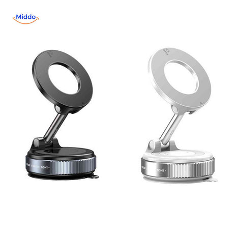 MagnaFold Houder sterke magnetische grip telefoonhouder auto gebruik www.middo.nl