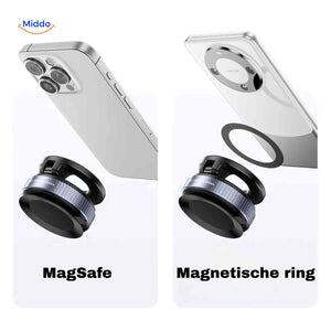 MagnaFold Houder verstelbare telefoonhouder vacuum basis draaiknop www.middo.nl