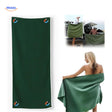 MagnaTowel Strand groene handdoek met magneten www.middo.nl
