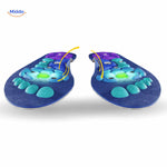 MagneFlex Inlegzolen blauw met kleurige bubbels voor relaxatie www.middo.nl