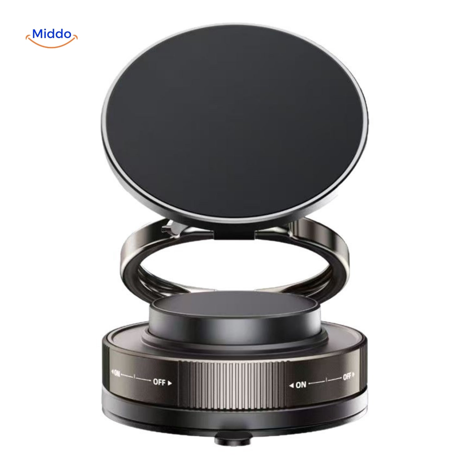 Magnevo Telefoonhouder magnetische telefoonstandaard zwart www.middo.nl