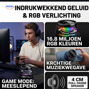 MagniBeat Speaker compacte bluetooth speaker gebruik www.middo.nl