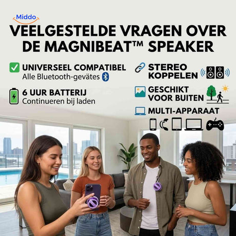 MagniBeat Speaker specificaties en functies www.middo.nl