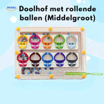 MagnoMaze Spel doolhof met rollende ballen middelgroot educatief speelgoed www.middo.nl