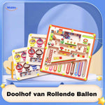 MagnoMaze Spel doolhof van rollende ballen houten educatief puzzelspel www.middo.nl