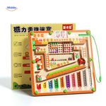 MagnoMaze Spel houten magneet labyrint kinderen logisch denken www.middo.nl