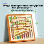 MagnoMaze Spel houten magnetisch doolhof acrylplaat duurzaam www.middo.nl