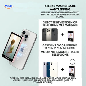 MagnoScreen™ Achterdisplay | Magnetisch, draadloos en live-weergave
