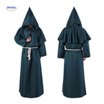 Monkara Kostuum gotisch hooded monnik pak www.middo.nl