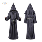 Monkara Kostuum middeleeuws priester verkleedkleding www.middo.nl