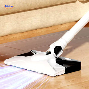 MopVac Pro blauw licht zuigen en steriliseren vloeren www.middo.nl