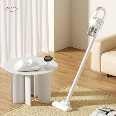 MopVac Pro lichtgewicht draadloze zuiger voor snelle reiniging www.middo.nl