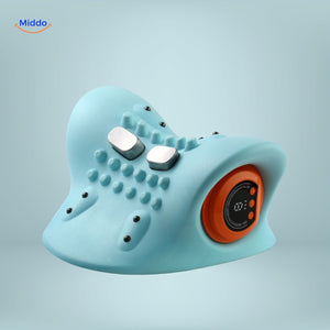 NeckEase™ Massagekussen | Kneedmassage, EMS & warmtetherapie