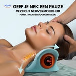 NeckEase™ Massagekussen | Kneedmassage, EMS & warmtetherapie