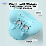 NeckEase™ Massagekussen | Kneedmassage, EMS & warmtetherapie