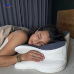 NeckRest Kussen 3D weergave van afmetingen www.middo.nl