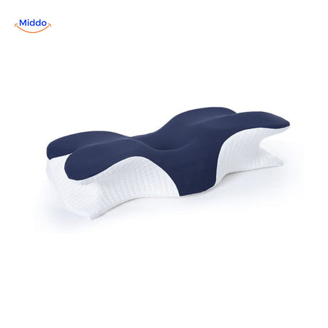 NeckRest Kussen blauw www.middo.nl