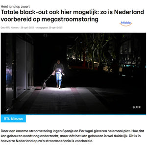 Totale blackout nieuwsbericht