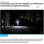 Totale blackout nieuwsbericht
