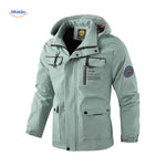 NordGuard Jas waterdichte heren outdoorjas met capuchon en steekzakken www.middo.nl