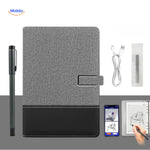 NoteSync Smart Pen grijs zwart leer notitieboek usb pen www.middo.nl