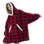 Extra Warme Onesize XXL Hoodie van Sherpa Fleece!