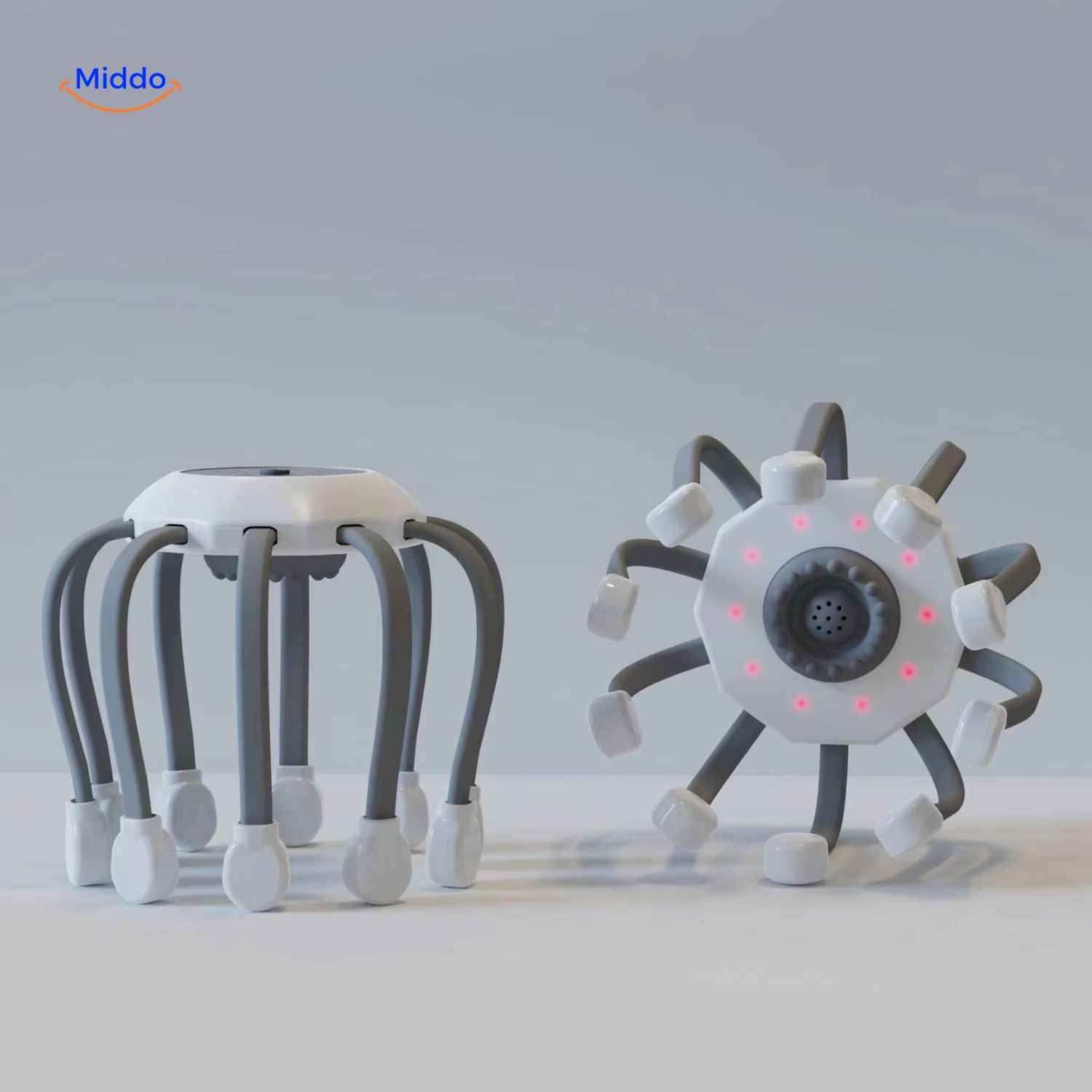 OctoRelax Massager elektrische hoofdmassage met led licht www.middo.nl