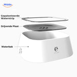 Onderdelen van grijze HydroPaws Anti-Spat Drinkbak