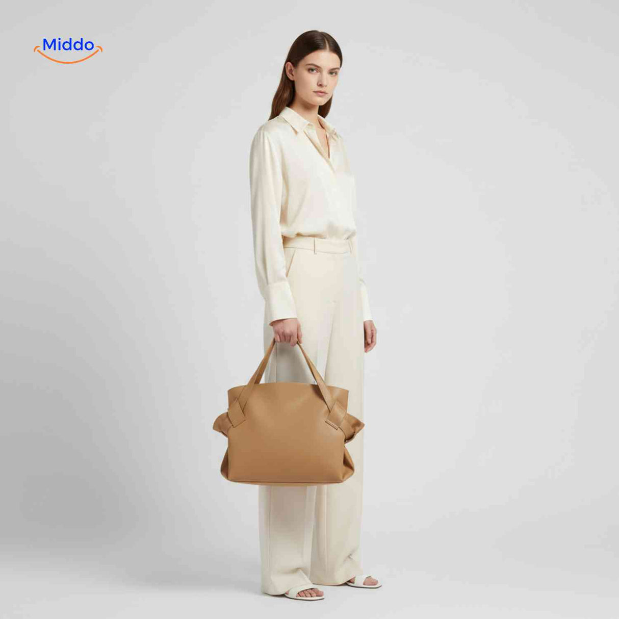 Packora Tas dames handtas ruime shopper voor werk en dagelijks gebruik www.middo.nl