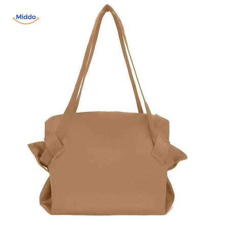 Packora Tas dames shopper van leer met lange schouderband www.middo.nl