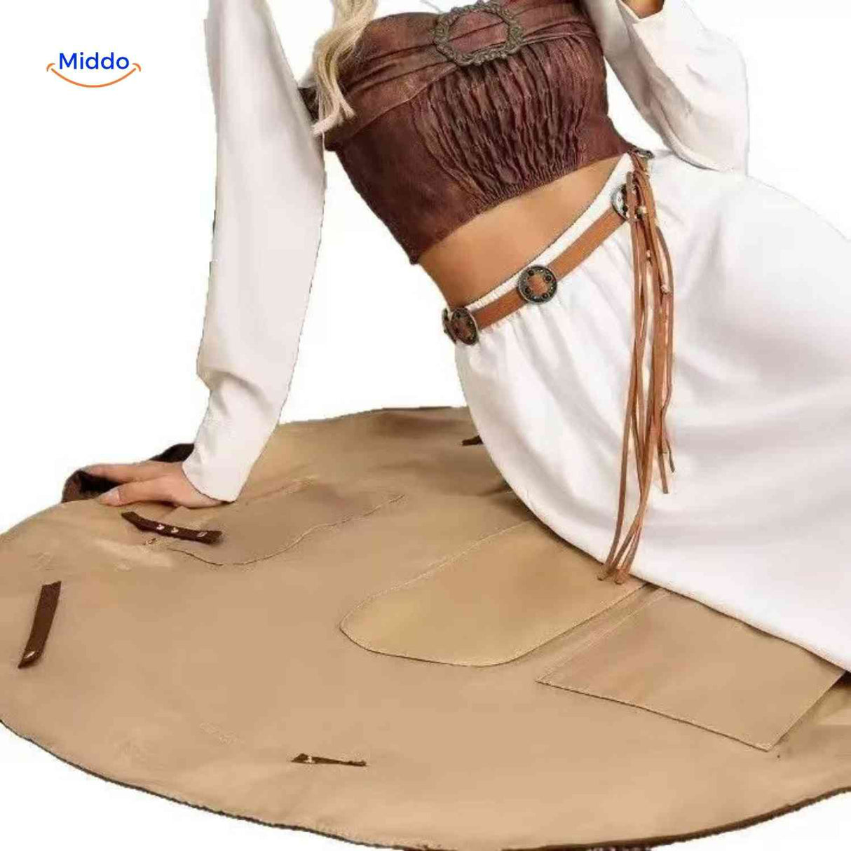 Packora Tas grote ronde opvouwbare organizer met vakken www.middo.nl