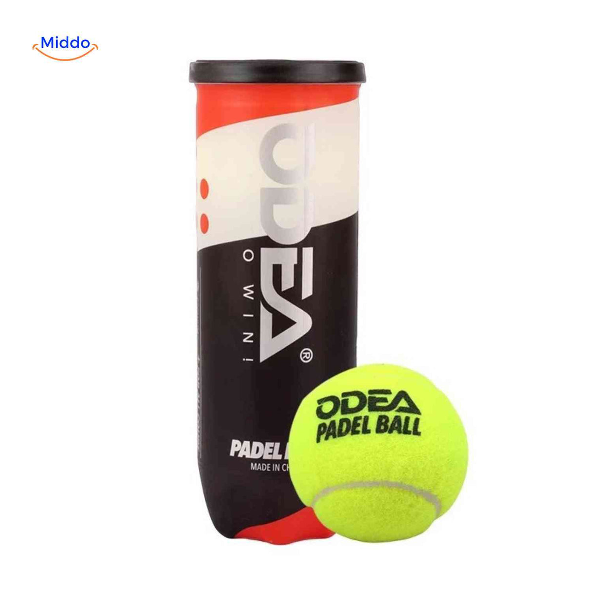 PadelPro Ballen padel bal met koker productshot www.middo.nl