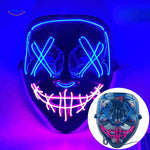 PhantomGlow Masker blauw paars roze led masker www.middo.nl