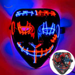 PhantomGlow Masker rood blauw led masker www.middo.nl