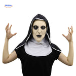 Phantora Nun Masker creepy look met opgeheven handen www.middo.nl
