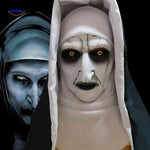 Phantora Nun Masker met verlichte ogen creepy style www.middo.nl