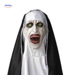 Phantora Nun Masker met verlichte ogen creepy style www.middo.nl