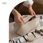 PillowPro reistasje beige met gesloten rits www.middo.nl